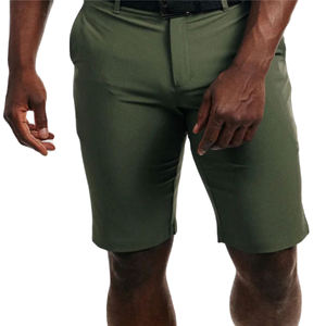 Venta al por mayor de poliéster algodón uniforme de los hombres pantalones cortos Polo impresión personalizada bordado Logo Polo camisas Golf Shorts Set - Product Image 4