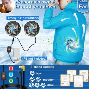 Sudaderas con capucha de enfriamiento de malla transpirable Tela mezclada de algodón Perfecta para actividades al aire libre Sudaderas con capucha de enfriamiento - Product Image 2