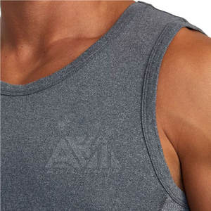 Camiseta sin Mangas para Hombre, Diseño Moderno, Precio al por Mayor, Transpirable, Ecológica, de Poliéster/Algodón, Colores y Tallas Personalizadas, Alta Calidad - Product Image 4