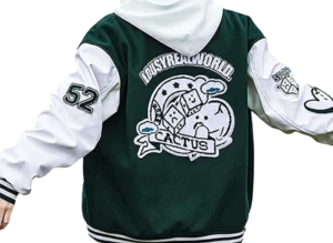 Veste veste universitaire letterman 2025 impression personnalisée hiver garçons coton école Sport Baseball veste chaude - Product Image 3