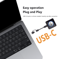 Système de présentation sans fil 4K pour le partage d'écran BYOD Collaboration multi-appareils et affichage transparent pour le bureau et la salle de classe
