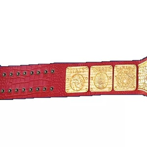 Ceinture de champion du monde poids lourd - Ronpex International en laiton et cuir, personnalisable, unisexe, pour arts martiaux - Product Image 4