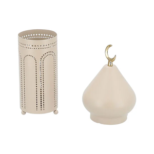 Bougie traditionnelle tour disponible célébration de l'Aïd décoration Minaret Style bougeoir décor vivant Minaret bougeoir - Product Image 3