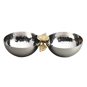 Vajilla para el hogar más vendida, bandeja de servicio de acero inoxidable, tamaño personalizado con nuevo diseño redondo atractivo, forma única - Product Image 5