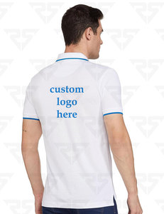 เสื้อโปโลผู้ชายแบบสั่งทำเสื้อยืดกอล์ฟผ้าโพลีเอสเตอร์ผ้าฝ้าย100% เสื้อโปโลลำลองสำหรับผู้ชาย - Product Image 3