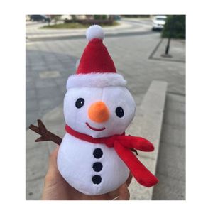 Mignon cerf en peluche de Noël, super doux, Père Noël, bonhomme de neige, arbre de Noël, cadeau de Noël, jouet en peluche pour enfants et décoration festive - Product Image 3