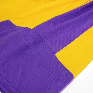 Uniforme de basket-ball pour hommes adultes, personnalisé, de haute qualité, imprimé par sublimation, tissu en maille respirant, pour les entraînements et les matchs officiels d'équipe - Product Image 6