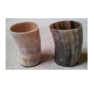 แก้วไวน์ทรงเขาควายธรรมชาติแบบปรับแต่งได้ครึ่งแก้วสำหรับไวน์แดง - Product Image 2