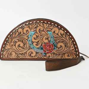 Nouvelle arrivée Western Tooled Taco Bag Carving Western Purse Luxury Women's Accessories Rodeo Bag - Product Image 2