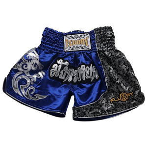 Vente directe d'usine Logo personnalisé femmes Muay Thai Shorts Sublimation Broderie Applique Meilleur prix Kickboxing Arts Martiaux Porter - Product Image 3