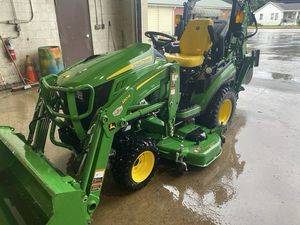 Riding John Deer <b>Lawn</b> <b>Mower</b> with front loader and Rear Discharge Rear Collect Mowing Tractor Tractor 6 Mulching Riding John Deer - Product Image 3