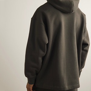 Sudaderas con capucha de hombro caído personalizadas de algodón 100% para hombre, Sudadera con capucha, jersey de gran tamaño, ropa de calle, Sudadera con capucha de alta calidad para hombre - Product Image 5