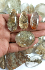 Natural jardín cuarzo cabujón curación cristal cuarzo venta al por mayor a granel suelta piedra preciosa Chakra espiritual Reiki crudo - Product Image 3