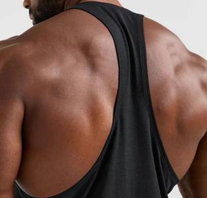 Camiseta sin mangas de entrenamiento de gimnasio para hombre de diseño personalizado - Product Image 3