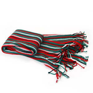 Bufanda en blanco personalizada de alta calidad 100%, bufanda de punto Jacquard acrílico, ligera, Unisex, multicolor, suave y cálida, bufanda para mujer - Product Image 1