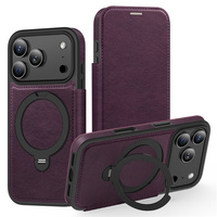 Nouvelle coque en PU pour iPhone 18 Pro Max/18 Pro/17 Air/16 Plus/15 avec porte-cartes magnétique, protection intégrale antichoc pour téléphone