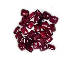 Cojín de calidad comercial Natural de 7x10 MM, piedra preciosa suelta de rubí africano rojo sangre tratada con calor para collar o pulsera - Product Image 2