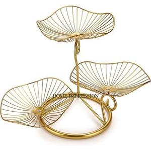 Cadre en fil de métal enduit de poudre de couleur blanche avec manche en bois pour une meilleure prise en main Fournitures de panier de fruits et de pain de première qualité - Product Image 4