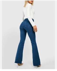 Pantalones Vaqueros de Mezclilla de Primera Calidad para Mujer, Estilo Recto, Desgastados, Lavado Medio, Ropa de Moda - Product Image 5