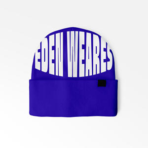 Gorro de invierno de algodón 100%, nuevo diseño, suave, uso diario, patrón de impresión de alta calidad, logotipo personalizado a la moda, gorro cálido para la playa - Product Image 4