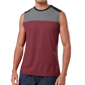 Débardeur de basket-ball extérieur quatre saisons pour hommes séchage rapide vintage argent vêtements de sport respirant tricoté grande taille haut de sport - Product Image 1