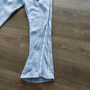 Pull lourd Hoodies évasé Joggers survêtements unisexe pantalons de survêtement ensembles survêtement hommes costumes ensemble côté bande fermeture éclair - Product Image 3