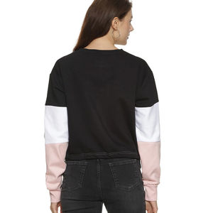 Meilleure qualité personnalisée coréenne femmes imprimé pullover sweats décontracté à capuche hiver sweats avant usine prix de gros - Product Image 4