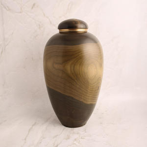 Decorative Lid Handcrafted Wooden Cremation <b>Urn</b> Premium Solid Wood Memorial Ashes Keepsake Funeral <b>Urn</b> - Product Image 6