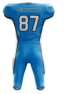 Maillot d'entraînement de football américain unisexe sur mesure avec logo OEM respirant grande taille imprimé directement à l'usine - Product Image 5