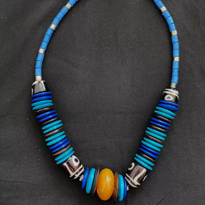 Women's High Quality Multi-Color Handmade Resin Necklace Trendy Angel Model Pattern Multipurpose Fashion Jewelry From India - Product Image 1