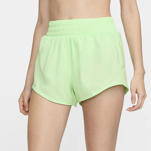 Pantalones Cortos Deportivos de Cintura Alta Elástica con Diseño de Bloques de Color de Secado Rápido y Logotipo Personalizado, de Alta Calidad y Precio Accesible en Pakistán - Product Image 1