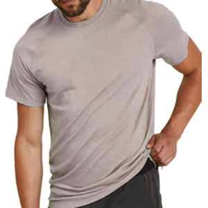 T-shirt oversize pour homme en coton biologique 100% respirant, style ample, tissu tricoté 180 grammes, motif uni, teinture unie, décontracté - Product Image 1