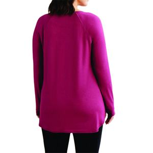 92% Recycled Polyester 8% Spandex Slim Fit Quick Drying Anti Odour Coulis MIixWomen Renew Long Sleeve <b>Top</b> - Product Image 2