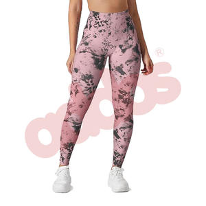 Jada-Mallas de Entrenamiento para Mujer, Pantalones de Yoga con Diseño de Cintura Alta y Decoración de Malla, sin Costuras - Product Image 1