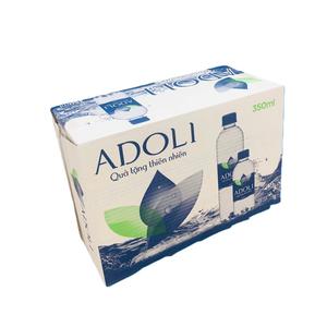 Cajas de papel Kraft rectangulares corrugadas plegables personalizadas, diseño ranurado para bebidas, agua mineral, embalaje de reloj - Product Image 1