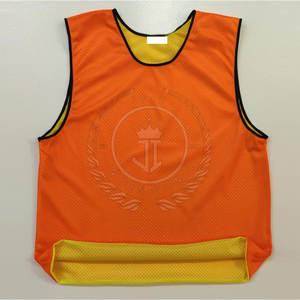 Chalecos de Fútbol para Adultos con Logotipo Personalizado de Diseño Nuevo y Alta Calidad al por Mayor, Chaleco de Entrenamiento de Fútbol, Servicio OEM, 100% Poliéster de Secado Rápido - Product Image 4