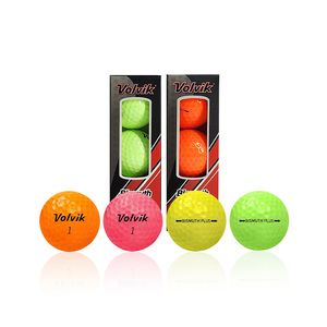 [Volvik] Balles de golf Bismuth Plus 3 pièces (6ea / Couleur aléatoire) Balle de golf durable à longue distance avec un vol stable et un contrôle amélioré - Product Image 2