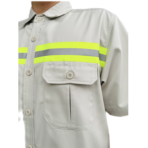 ชุดทำงานผ้าคอตตอนโพลีเอสเตอร์ชุดทำงานทำจากผ้าฝ้ายโพลีเอสเตอร์ชุดทำงานตามสั่ง - Product Image 4