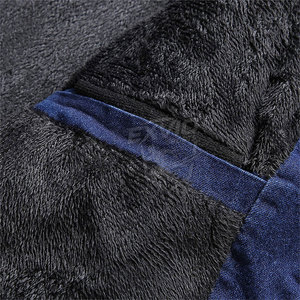 Veste en jean pour homme à col rabattu, design personnalisé avec logo, grande taille, streetwear d'extérieur, veste d'hiver pour homme - Product Image 5