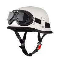 Vente directe usine – Casque de moto rétro style allemand avec design tactique, demi-casques et casques intégraux, lunettes de protection