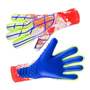 1 paire de gants de gardien de but en gros, latex premium, adhérence optimale, bracelet réglable, tailles adultes et jeunes disponibles - Product Image 6