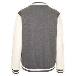 Chaqueta con logotipo personalizado y bordado de otoño para hombre, chaqueta universitaria de alta calidad con cuello de béisbol de corte regular - Product Image 2