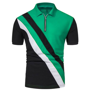 TERZO SPORTS Été 2024 Chemise Homme Demi-Zip Casual Golf Wear Grande Taille Coton/Bambou/Polyester Séchage Rapide Respirant - Product Image 6