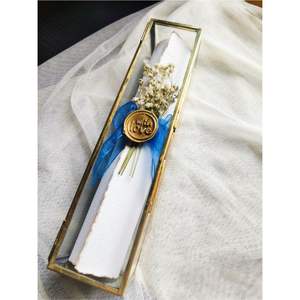 Antique Style Brass Frame Glass Scroll Display <b>Box</b> - Transparent Certificate Storage Case, <b>Keepsake</b> Memorial <b>Box</b> <b>for</b> Letters - Product Image 5