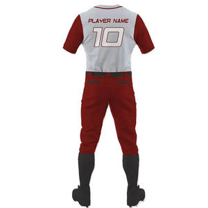 Camisetas de béisbol sublimadas personalizadas, conjunto de uniformes, ropa de calle, diseños personalizados unisex, poliéster/algodón, secado rápido y transpirable - Product Image 3