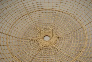 โคมไฟหวายหวายคุณภาพสูงตกแต่งบ้าน OEM ความหลากหลายของทางเลือกบรรจุภัณฑ์ที่กําหนดเองขายส่งทอมือจากเวียดนาม - Product Image 5