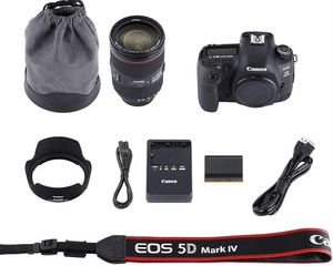 กล้อง iCanon EOS 5D iMark IV + เลนส์ EF 24-105mm f/4L IS II USM ชุดกล้อง SLR 30.4MP สีดำ ขายดี มีจำหน่ายจำนวนมาก - Product Image 5