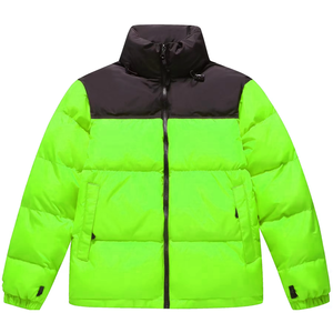 Latest Style Winter Puffer Jacket with Hood Solid Pattern Down <b>Coat</b> OEM Manufacturer Design Front Logo Outdoor Jacket - Product Image 6