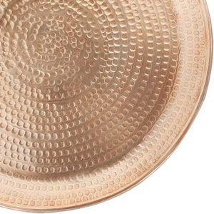 Modern Style <b>Round</b> Aluminium Hammered <b>Tray</b> For Restaurant Hotel Home Usage in Best Price From India - Product Image 5