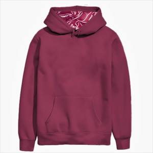 Pull à capuche uni en soie pour hommes, sweat à capuche doublé en satin avec capuche en soie - Product Image 3